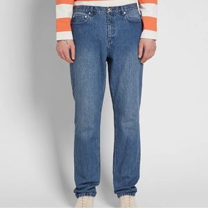 A.P.C. Light wash Straight Leg Baggy Jean